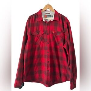 The American Outdoorsman Heavywieght Flannel Shirt with Flap Pockets - XXL